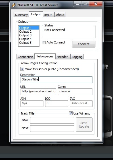 SHOUTcast DSP Plugin SHOUTcast DSP Plugin